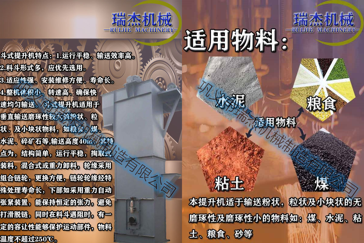 皮帶式斗式提升機